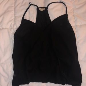 Lily White Black Blouse